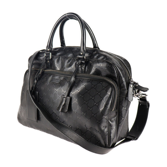 GUCCI GG Implement Boston Bag Coated Black - Picture 2 of 9